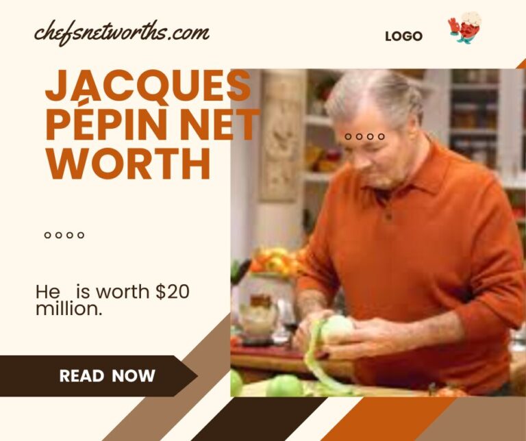 An image of Jacques Pépin Net Worth
